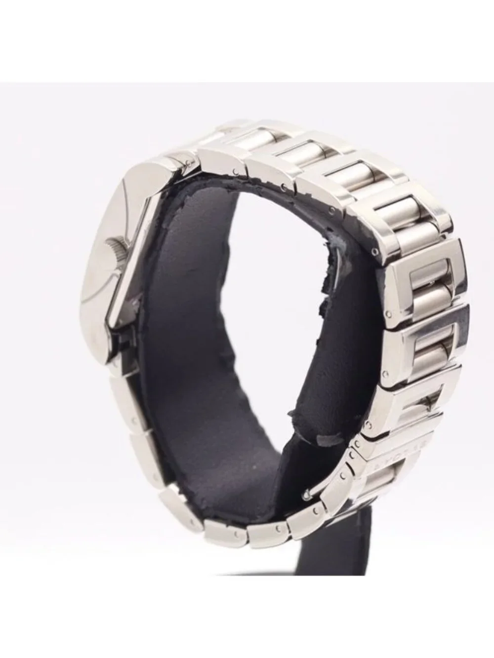 Bvlgari Running Rettangolo Quartz White Dial Watch 7 Bkt